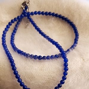 Nicky Butler 4mm Gemstone Bead 20" necklace.